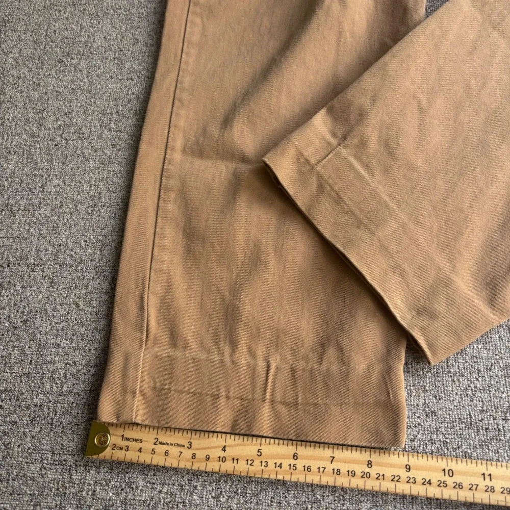 Polo Ralph Lauren Pants Mens Fit 34x28 Andrew Pant Brown Pleated VTG Made in USA